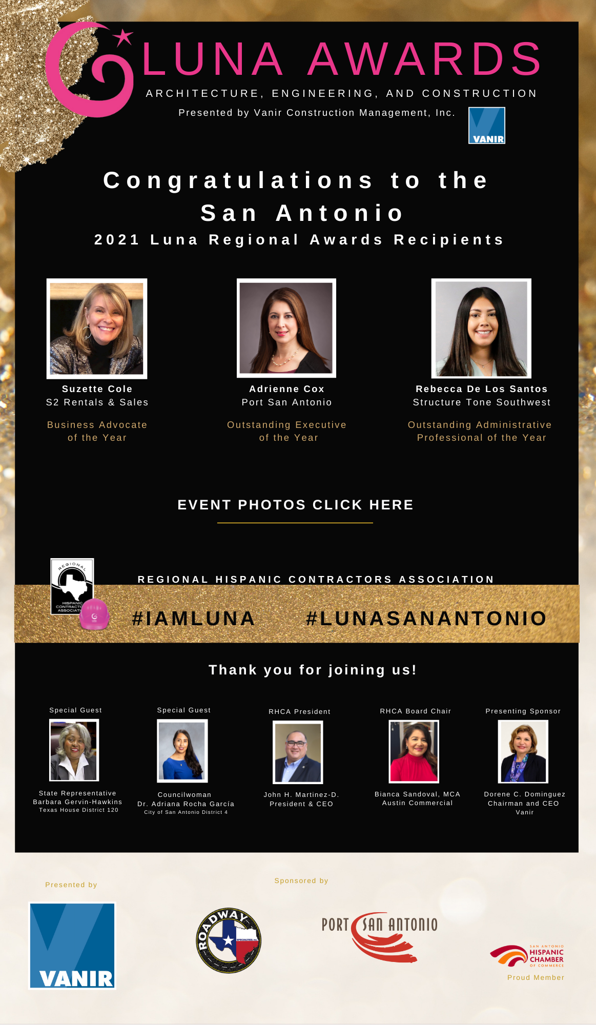 Luna San Antonio 2021 - Regional Hispanic Contractors Association