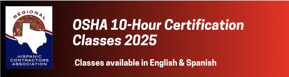 OSHA 10-Hour – Spanish – Regional Hispanic Contractors Association